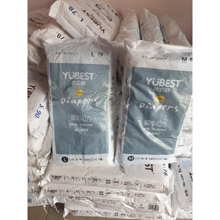 Tả - Bỉm YUBEST GOLD dán nội địa trung bản cao cấp nhất, TẢ dán đủ size S90/ M84/L78/XL72