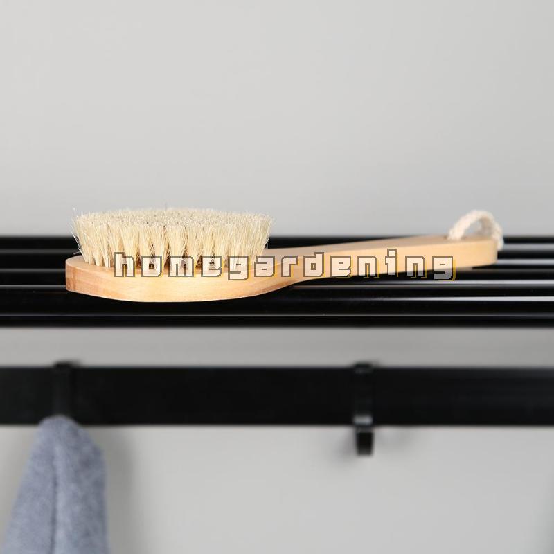 Bàn Chải Chà Lưng Cán Dài Bằng Gỗ Tự Nhiên Dùng Cho SPA