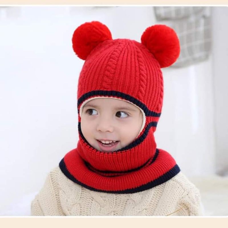 MŨ LEN NINJA CHO BÉ DÀY DẶN ĐÁNG YÊU