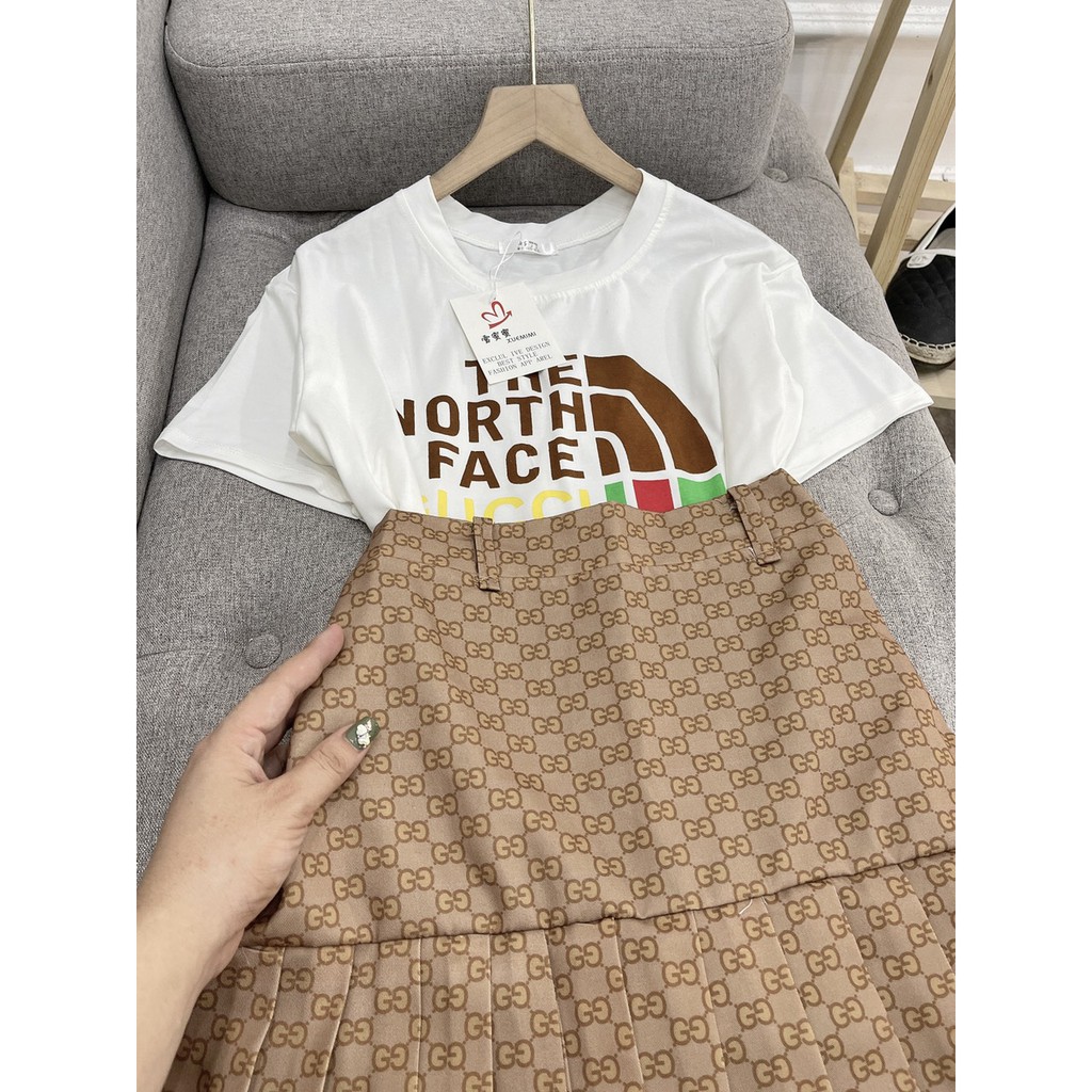 Set đồ nữ cá tính, set váy dài áo thun đi chơi sang chảnh mùa hè đẹp 8A00064 | BigBuy360 - bigbuy360.vn