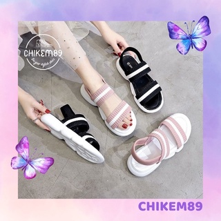 Sandal nữ quai chun ❤FREESHIP❤ phong cách hàn quốc, độn đế, tăng chiều cao