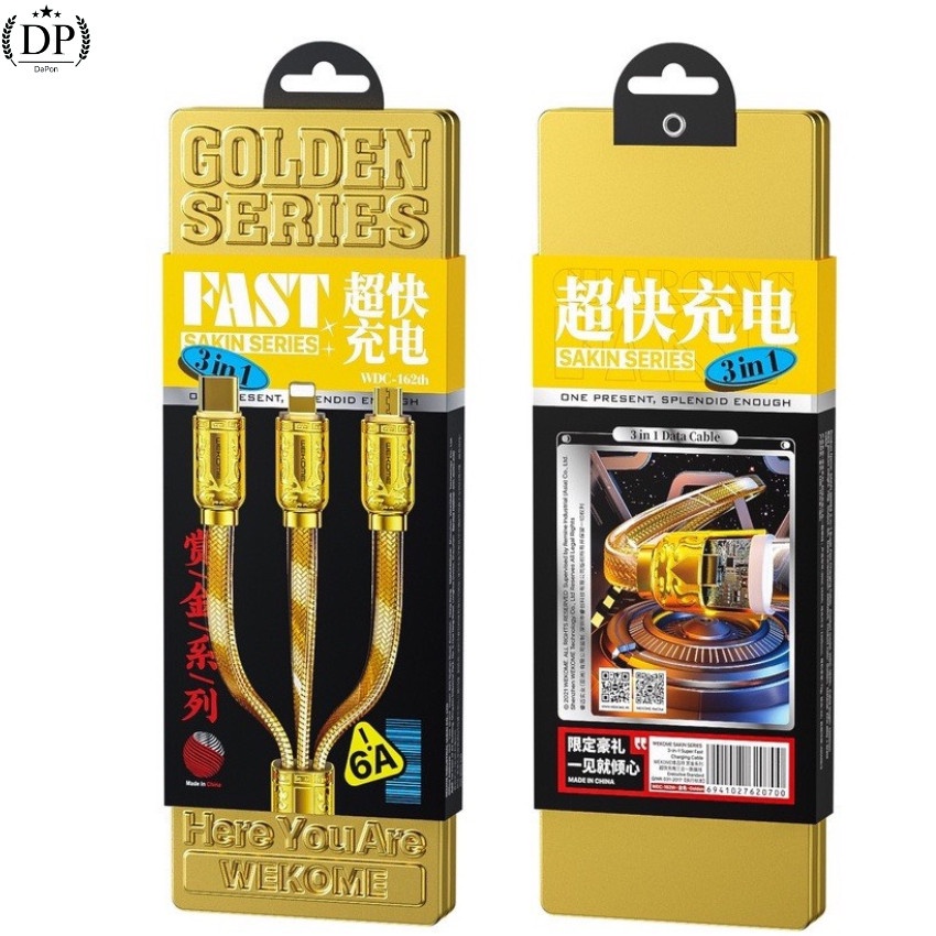 Cáp Sạc Nhanh Cáp Sạc Gol Có 3 Loại Dành Cho Các Dòng Điện Thoại Iphone Samsung Op..