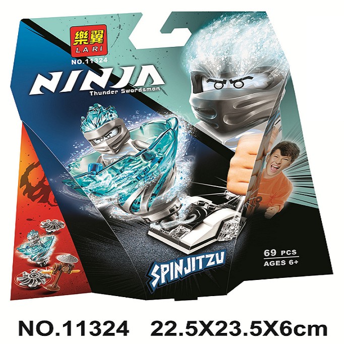 Đồ chơi lắp ráp lego ninjago minifigures season phần 11 xếp hình nhân vật lốc xoáy thần tốc ninja zane Lari 11324.