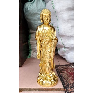 Tượng Phật Di Đà cỡ 50cm dát vàng