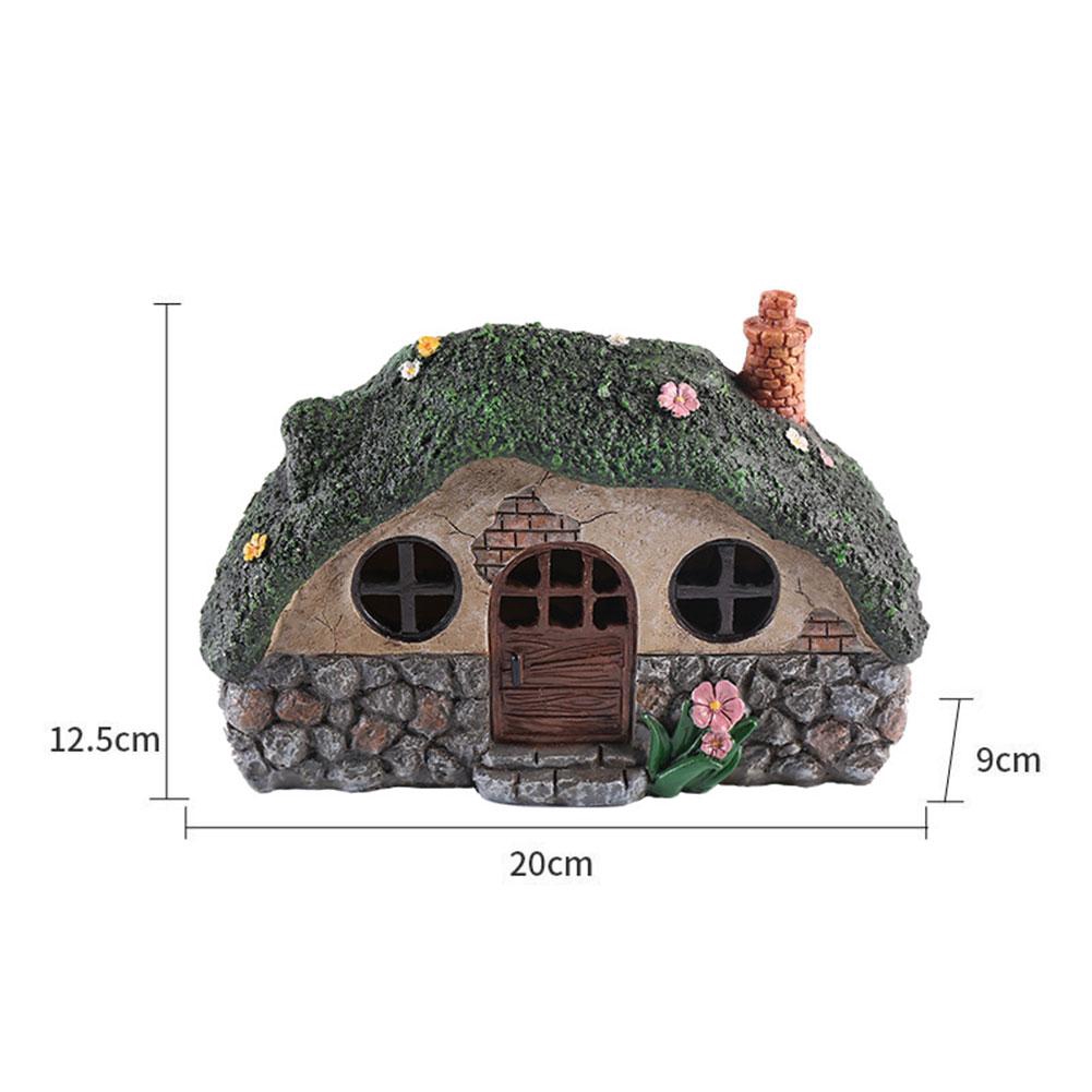 LED Solar Fairy House Light Anti-corrosion Solar Powered Pathway Lights Decorative Outdoor Lawn Yard Lamp For Garden Patio
