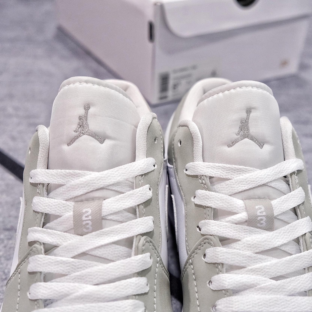 Giày jordan cổ thấp Xám, Jordan Low Wolf Grey full size nam nữ.Full phụ kiện. | BigBuy360 - bigbuy360.vn