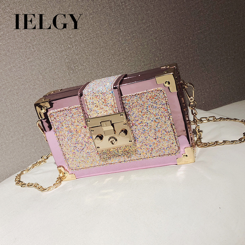 Túi đeo chéo IELGY hình hộp thời trang dành cho nữ