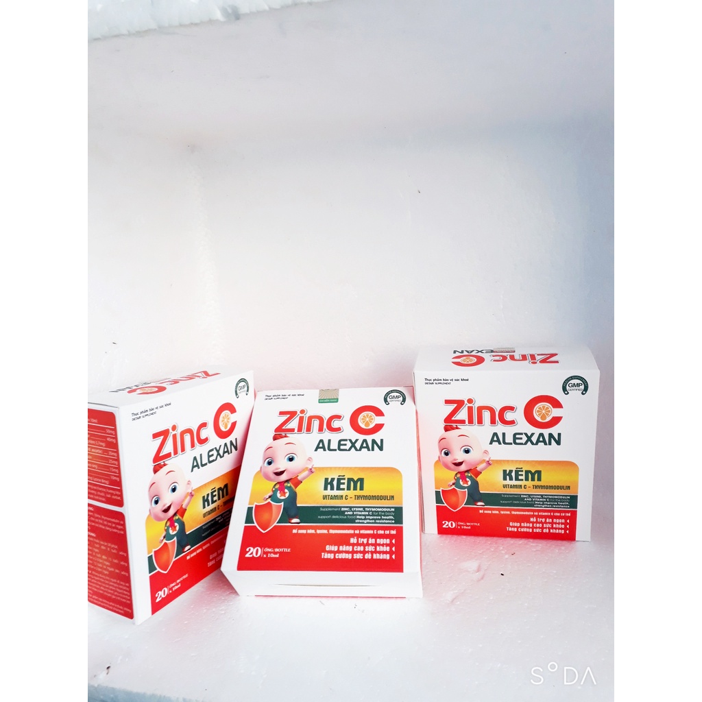 Siro Zin C, giúp tăng cường sức đề kháng, giúp nâng cao sức khỏe và hỗ trợ ăn ngon cho bé