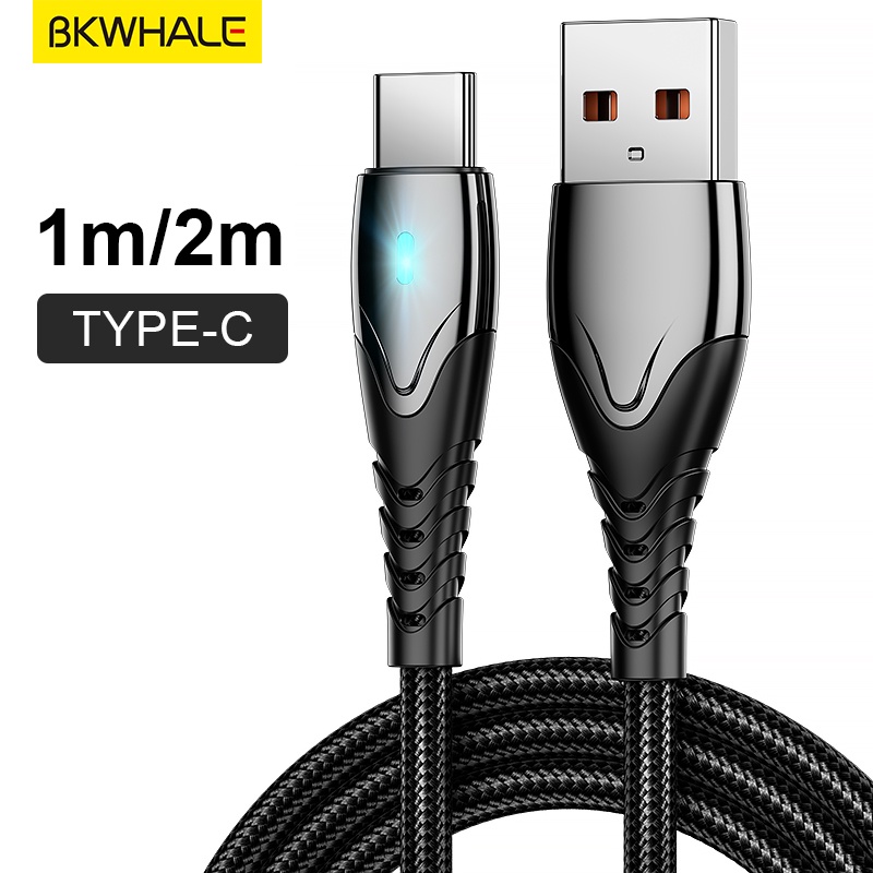 Cáp Sạc 6A Type-C 66W Có Đèn LED Cho Huawei / OPPO / Xiaomi