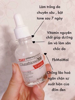 Huyết thanh trắng da 7DAY