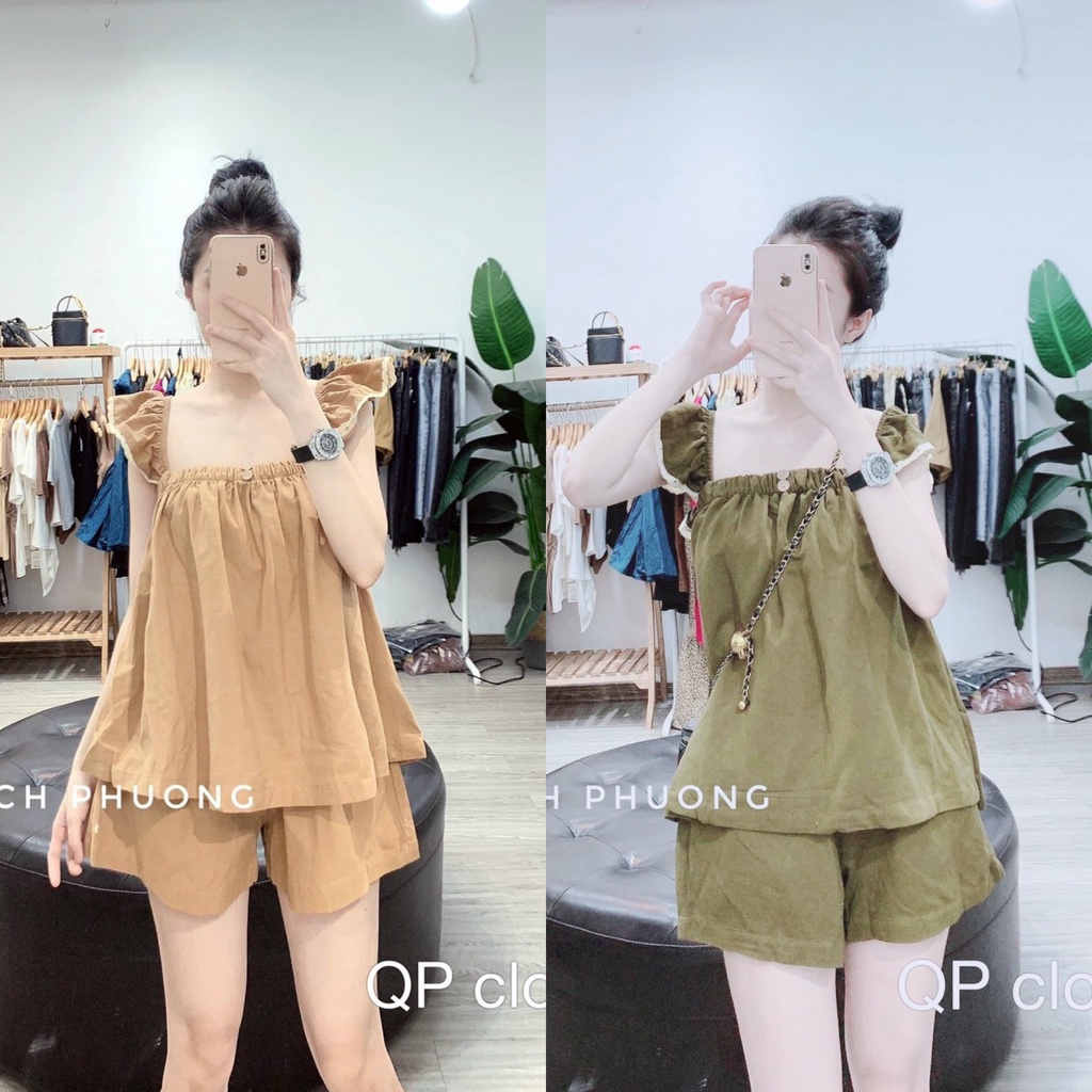SIÊU SALE!!! XẢ SỈ BỘ MẶC NHÀ ĐŨI CAO CẤP CÁNH TIÊN PHA REN NỮ BN167