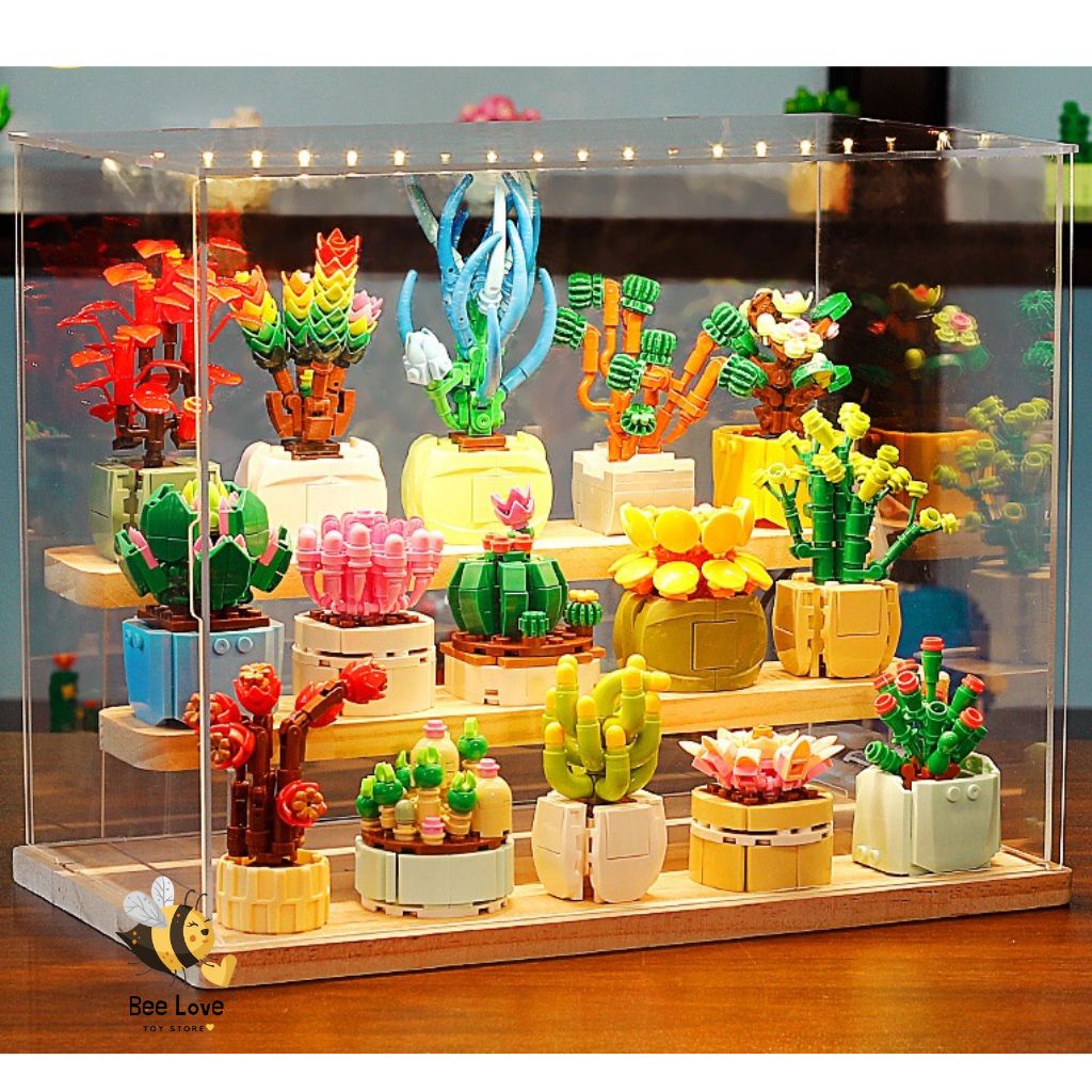 Đồ chơi lắp ráp hoa làm đồ chơi xếp hình cho bé vừa là đồ trang trí nhà cửa cho mẹ