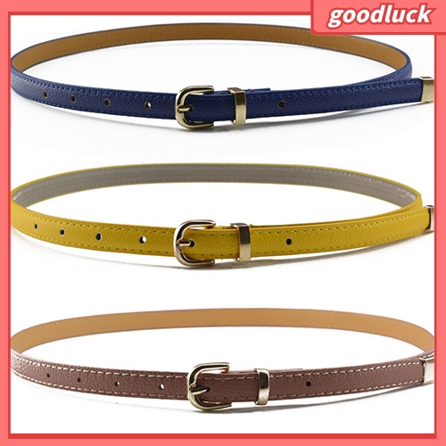 Dây Nịt Nữ, Bản Hẹp, Giả Da