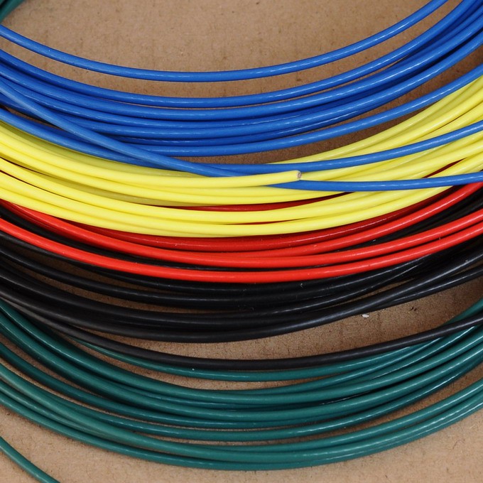 Dây điện TFT đồng mạ bạc 18AWG đường kính trong 1.12mm, đường kính ngoài 1.8mm