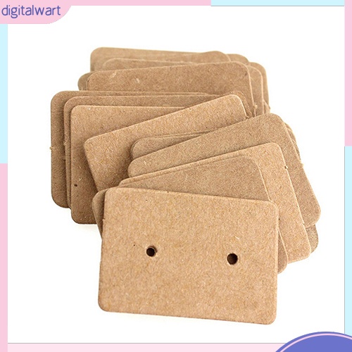 Set 100 Tấm Giấy Treo Trưng Bày Bông Tai Kích Thước 25x35mm