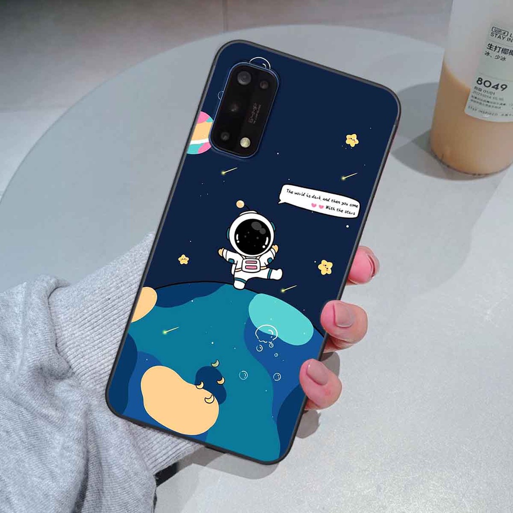 Ốp Realme 7 / 7 Pro in hình vũ trụ, phi hành gia bầu trời cute dễ thương
