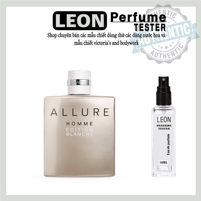 💎LEON💎 Nước Hoa Nước hoa chính hãng Chanel Allure Homme Edition Blanche Test ( Mẫu dùng thử 2ml/5ml/10ml )