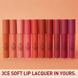 Son kem lì 3ce Soft Lip Lacquer
