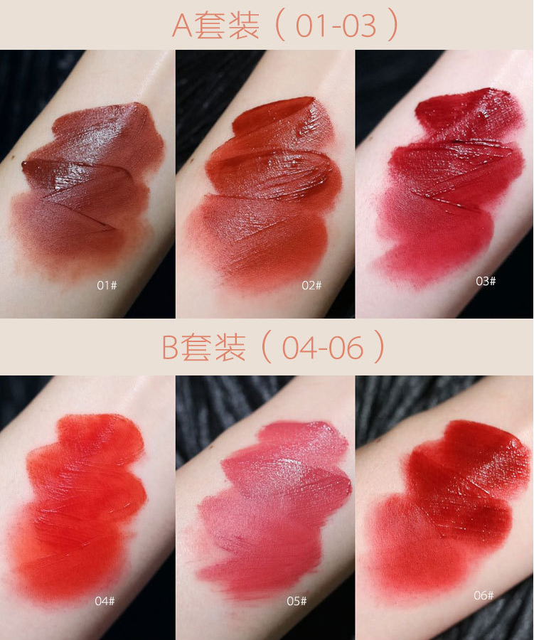 Set 3 son kem dưỡng ẩm lâu trôi lên màu chuẩn đẹp thời trang | BigBuy360 - bigbuy360.vn