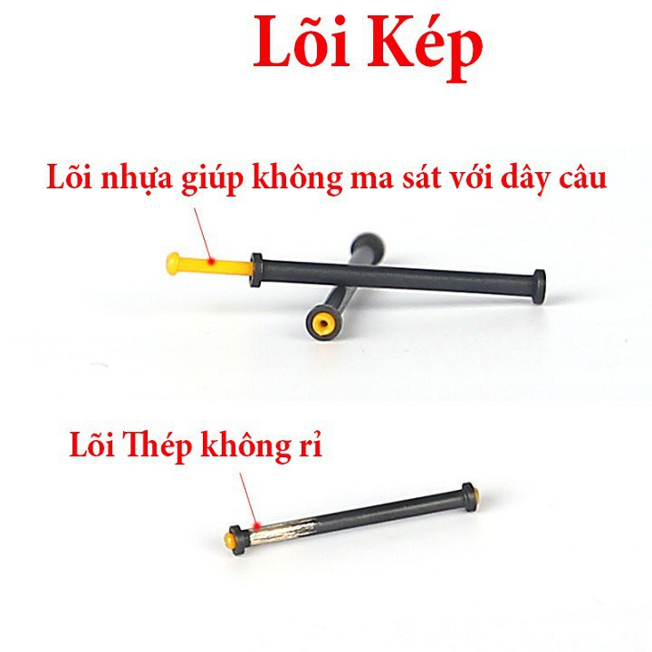 Thanh Cuốn Chì Câu Cá Chuyên Dụng Câu Đơn Câu Đài Cao Cấp PK5 đồ câu FISHING_HD