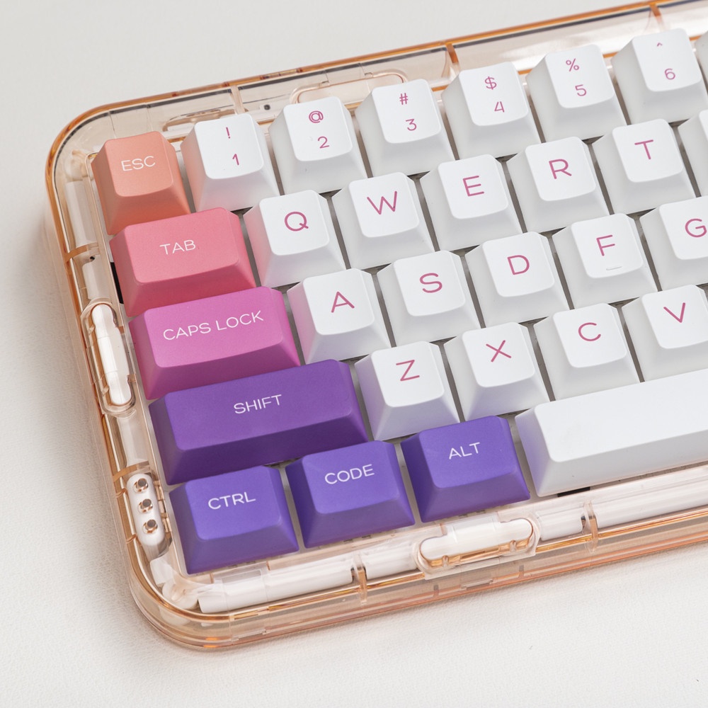 135 Phím Alpine Keycaps Cherry Profile Girly Gradient PBT Dye Sub Bàn phím cơ học Keycap
