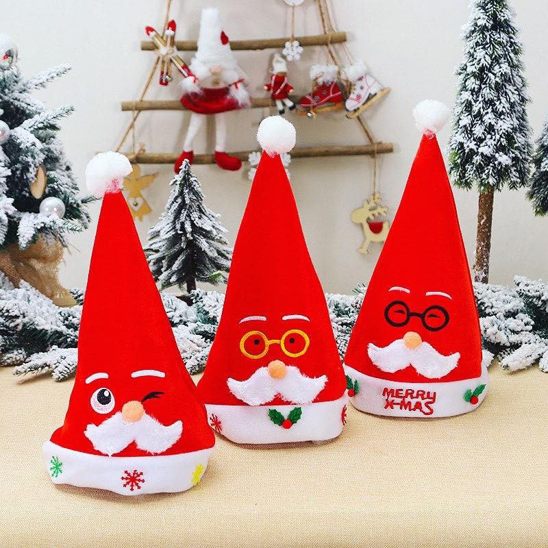 Mũ Ông Già Noel ERA SHOP - Phụ Kiện Cho Ngày Giáng Sinh, Siêu Dễ Thương, Rẻ Đẹp