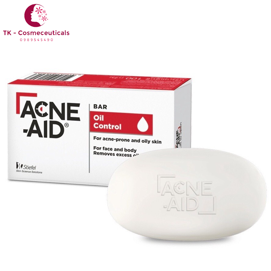 ACNE AID Bar - Làm Sạch Da Tẩy Nhờn - Da Dầu - Da Mụn - Trứng Cá - 100g