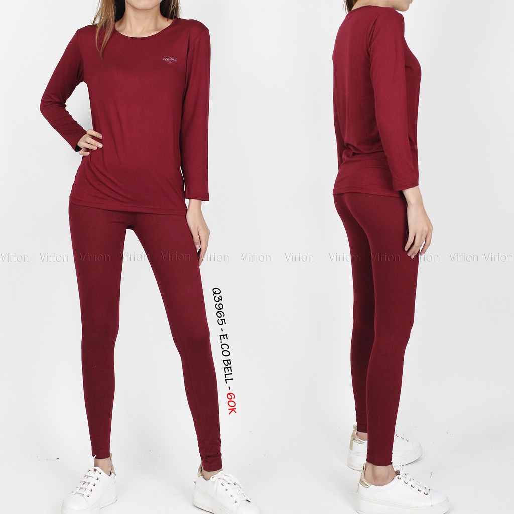 Q3965 - Quần legging Eco - Bell lưng thun trơn