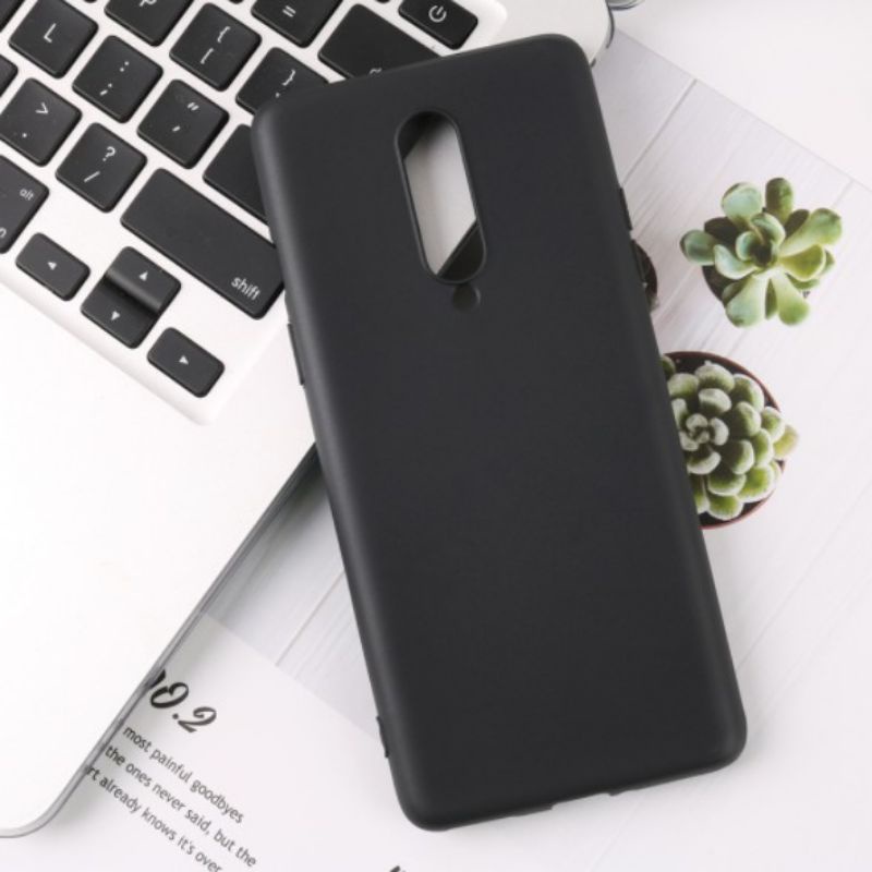 Ốp lưng dẻo cho Oneplus 7 Pro - đen cao cấp, chống bám vân tay