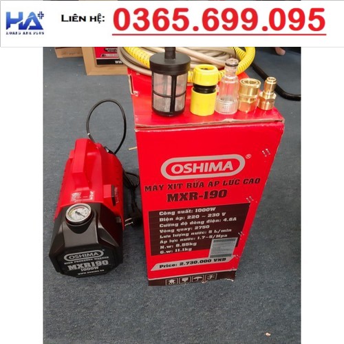 - Máy Rửa Xe 1000W Oshima OS 190 - Hàng Sẵn
