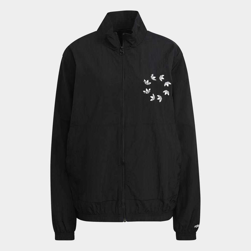 Áo Khoác adidas ORIGINALS Nam Track Top Shattered Trefoil Adicolor Màu đen H37740