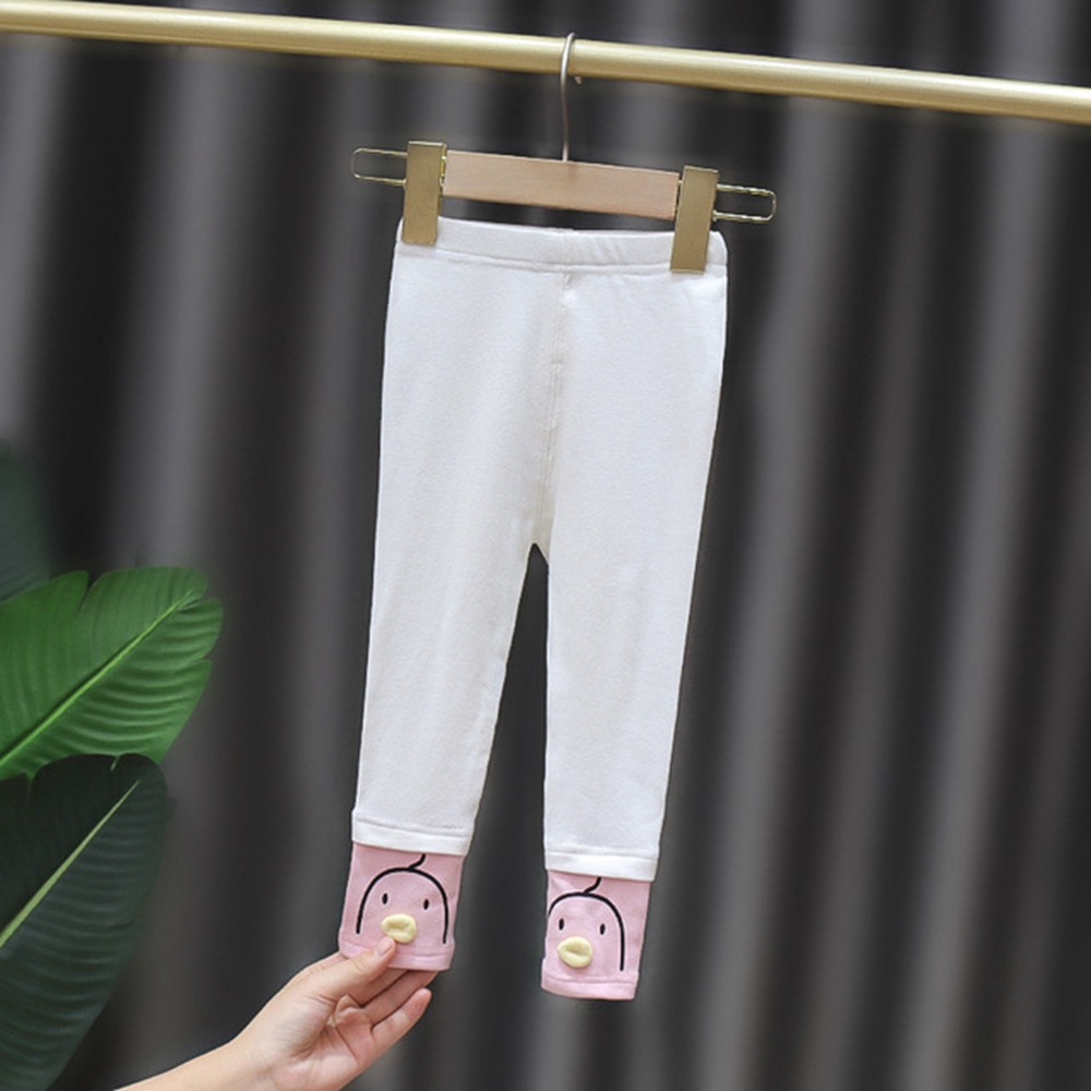 Quần Legging Chất Cotton Hoạ Tiết Chú Vịt Đáng Yêu Cho Bé