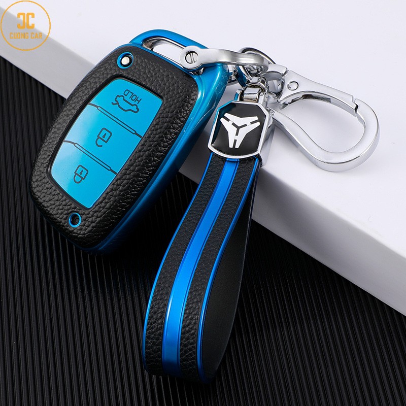 Bộ ốp khóa xe hơi Da Tpu cho xe Hyundai i10, hyundai elantra, hyundai tucson, sonata,...