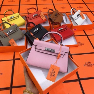 Túi HM da sần sz 19 FULL BOX