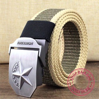 Thắt lưng, nịt lưng nam vải dù mặt sao