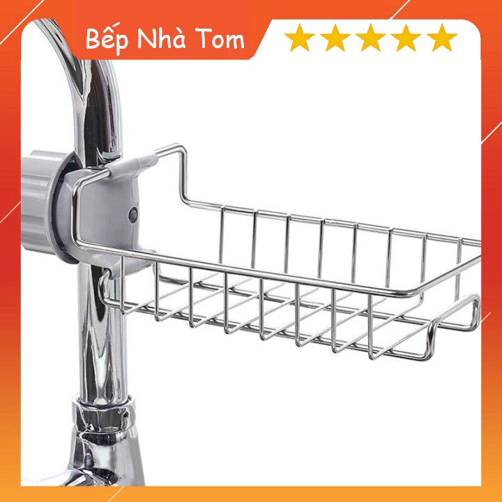 [HOT] Kệ Đựng Đồ Rửa Chén Inox Gắn Vòi Tiện Lợi