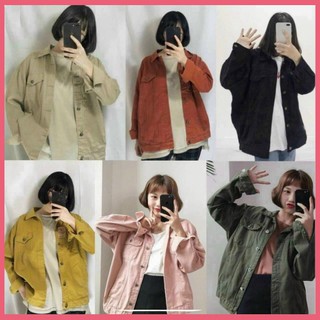 Áo Khoác Jeans Kaki Nam Và Nữ siêu Hot với chất vải đẹp Mềm Và Mịn - HT STORE