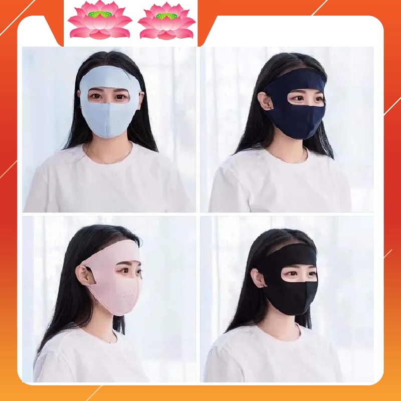 [Khẩu Trang Nữ ] Khẩu Trang Ninja Chống Tia UV Khẩu Trang Chống Nắng Chống Bụi Bảo Vệ Toàn Diện Giao Màu Ngẫu Nhiên.