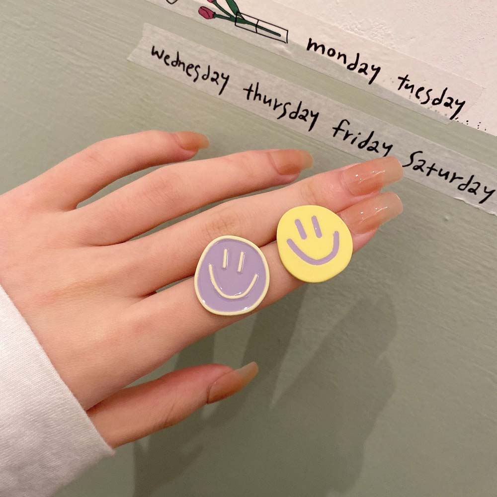 Khuyên Tai Nữ Hình Mặt Cười Đáng Yêu