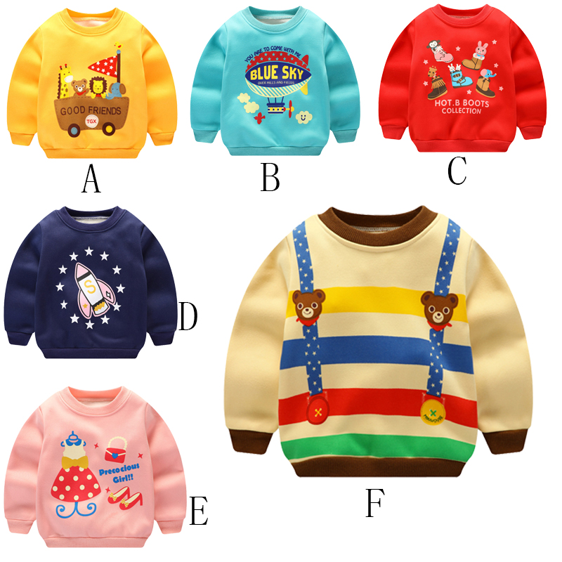 Áo Sweater Chất Nhung Thời Trang Thu Đông Cho Bé