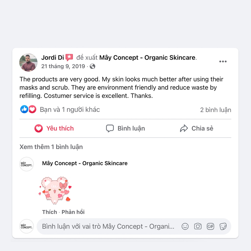 Tẩy tế bào chết hoa cúc Mây Concept - Calming Exfoliator 60g | BigBuy360 - bigbuy360.vn