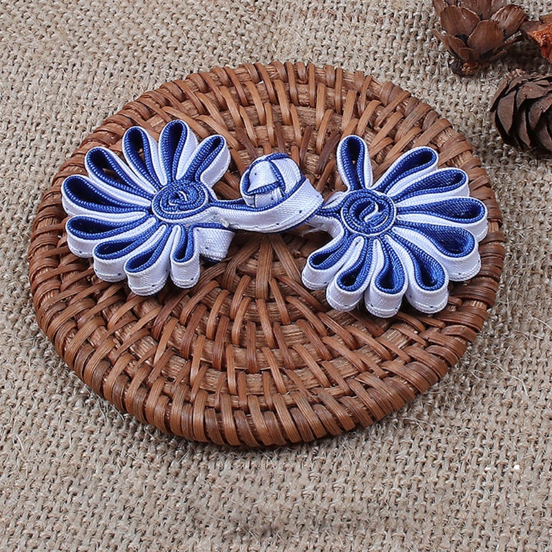 Nút Thắt Kiểu Sườn Xám Trung Hoa Bằng Vải Satin Dệt Kim Đính Nút Thắt Nút ​Thắt Nút Cho Áo Khoác