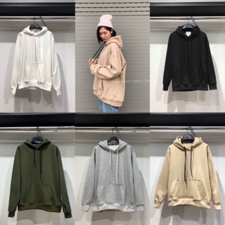 Áo hoodie nỉ lót bông M L XL - ảnh tự chụp