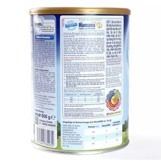 SỮA HUMANA GOLD 2 800g