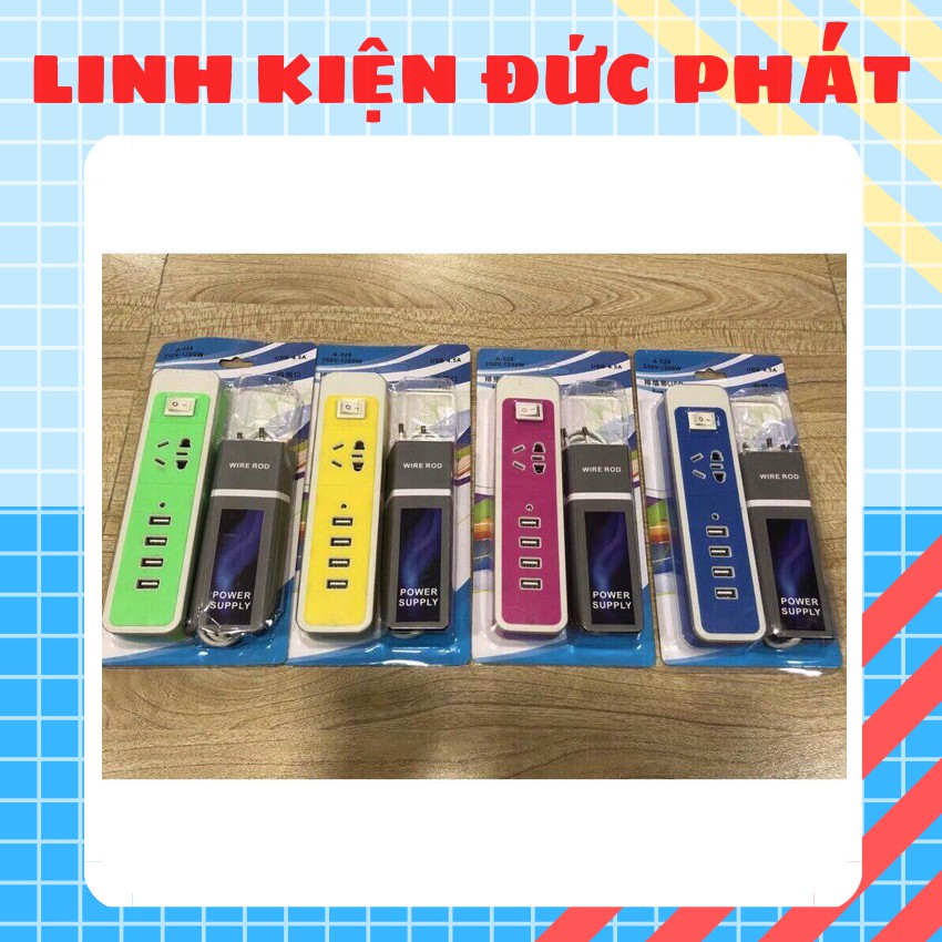 Ổ CẮM ĐIỆN TIỆN ÍCH 1 LỖ - 4 USB