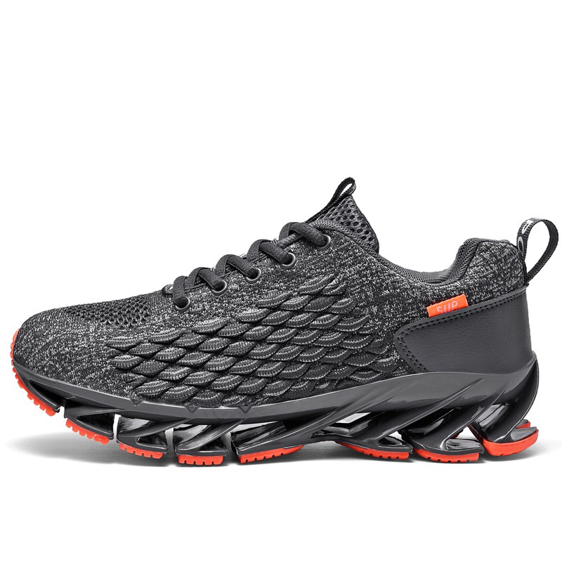 Giày thể thao chạy bộ chơi bóng rổ cỡ lớn công nghệ flyknit tùy chọn màu sắc đơn giản cho nam