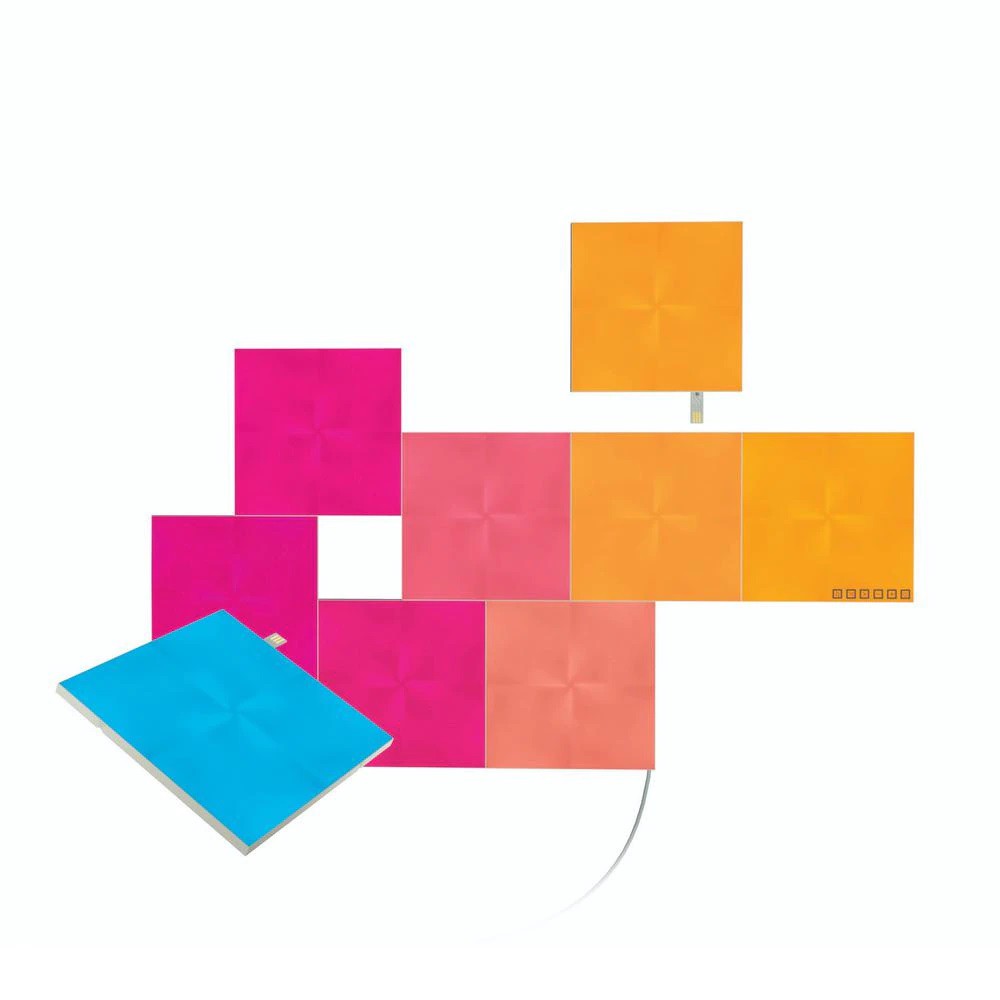 Nanoleaf Shapes Canvas Smarter Kit – Đèn thông minh hình vuông 9 miếng