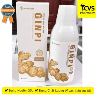 Nước Súc Miệng Thảo Dược GINPI 250ml - Ngừa Sâu Răng & Ngăn Chảy Máu Chân Răng - cvspharmacy