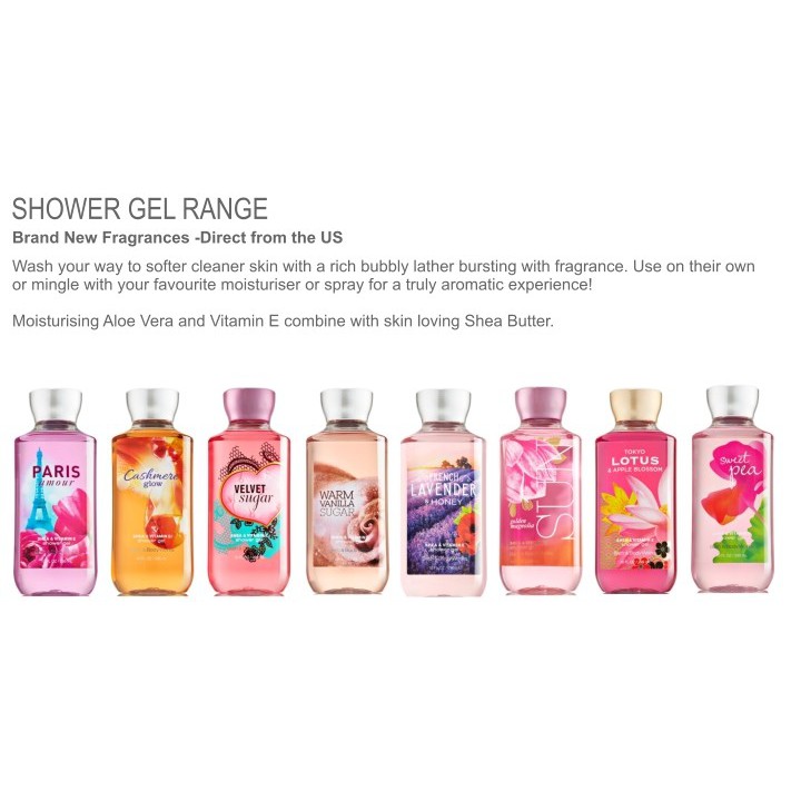 Sữa tắm BATH AND BODY WORKS – Cherry Blossom(295 ML) – Shower Gel