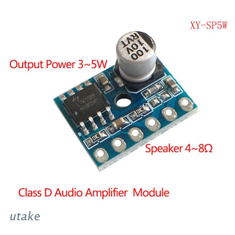 Bảng Mạch Khuếch Đại Âm Thanh Kỹ Thuật Số Utake Xy-Sp5W 5128 Class D 5w Mono